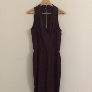 Maroon jumpsuit